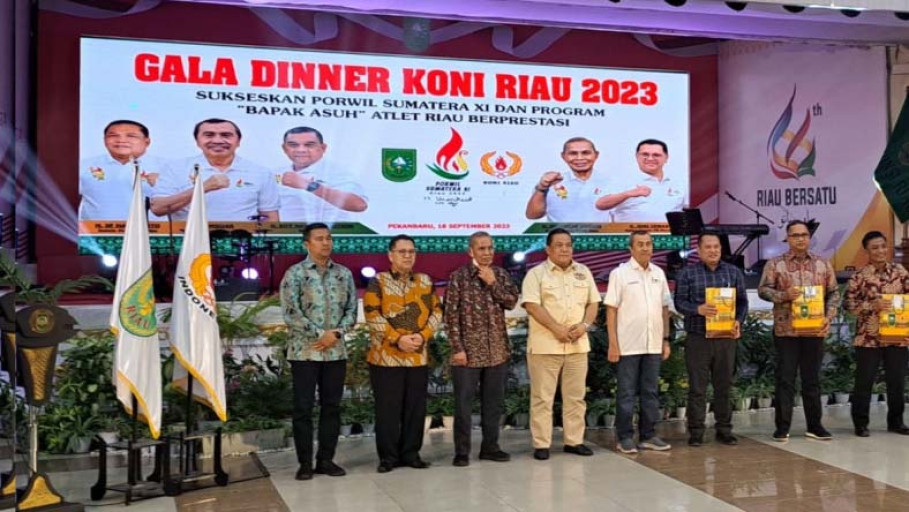 KONI Riau Menggelar Gala Dinner 2023 untuk Mendorong Kolaborasi dengan Dunia Usaha