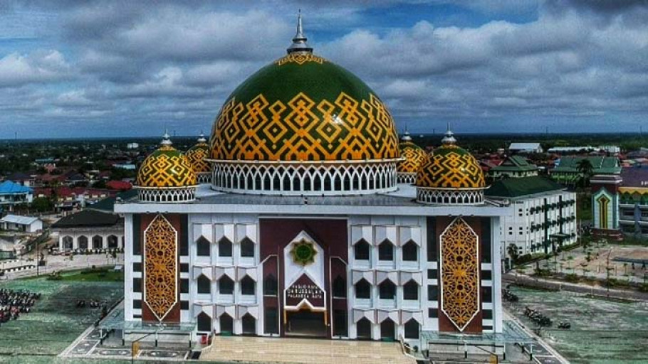 Masjid Raya Darussalam Palangkaraya, Destinasi Wisata Religi dari Kalimantan Tengah